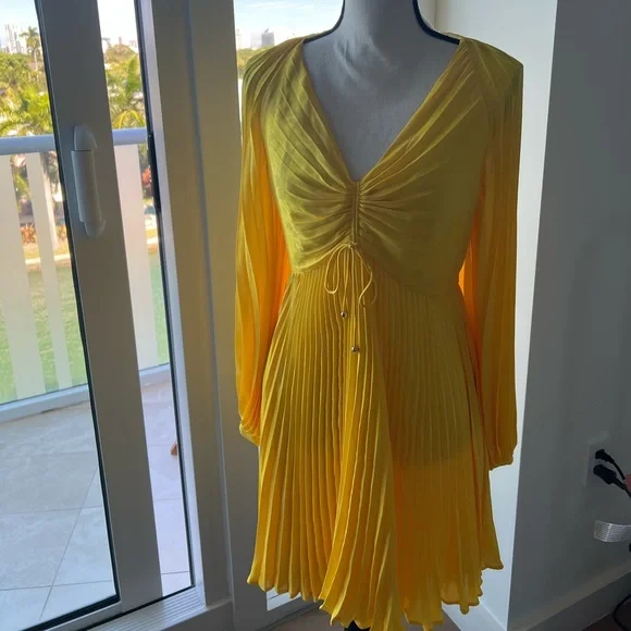 knee length dresses for ladies Georgette Ruched-Front Mini Dress  Banana Republic
